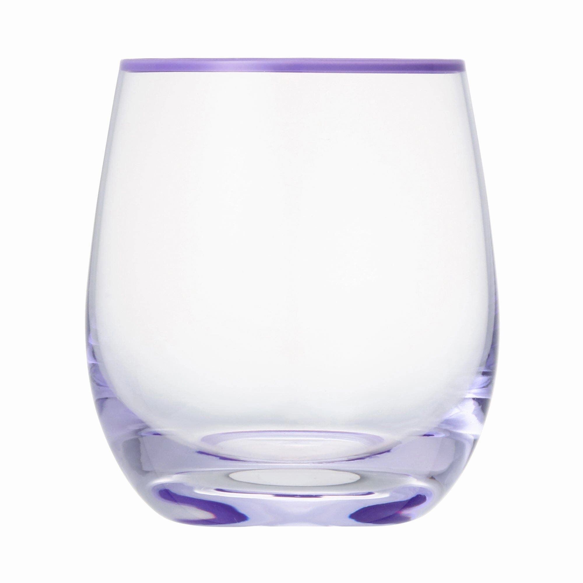 Color Rim Tumbler Purple