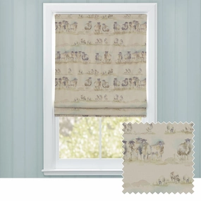 Come By Printed Linen Made to Measure Roman Blinds Naturalbedding sets ,throw blankets 