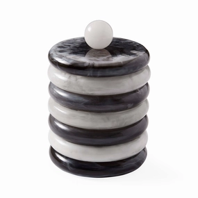 Como Black & White Ice Bucketmodern kitchen decor ,kitchen dinner set ,dinnerware 