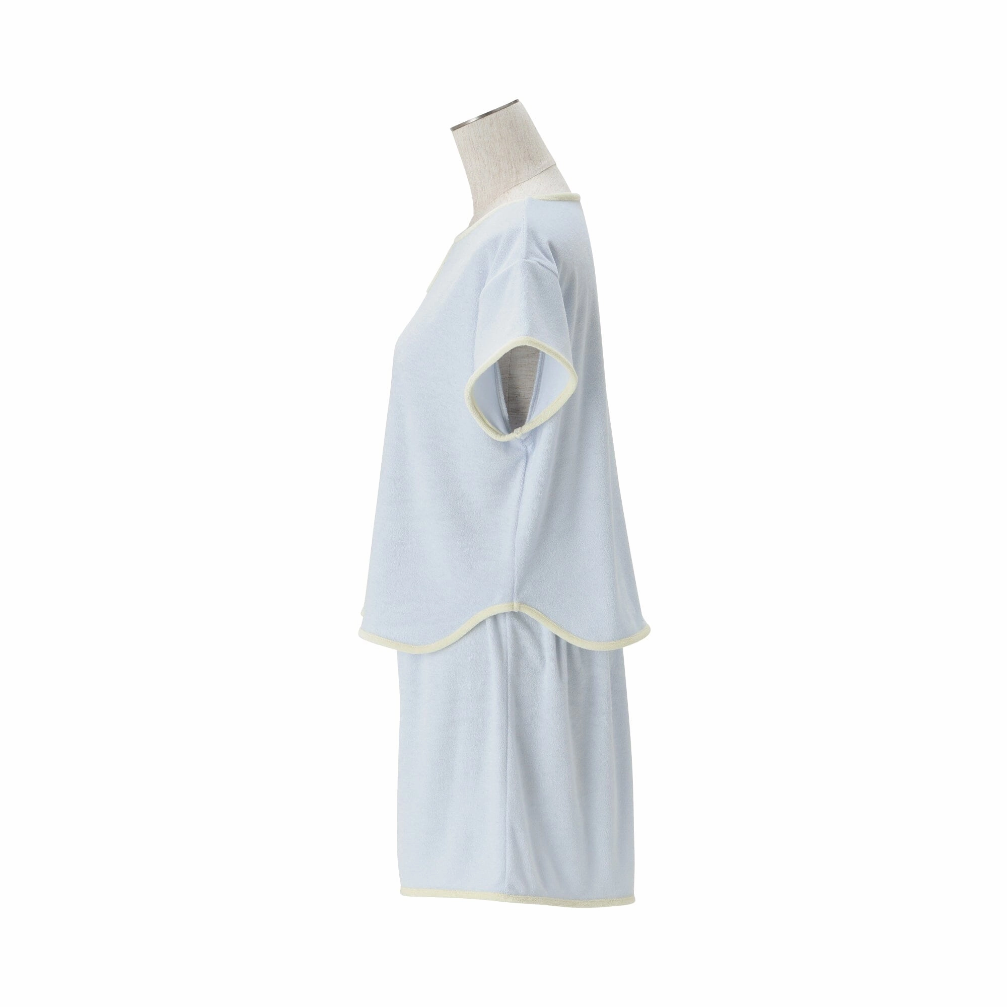 Cool Touch Pile Pajamas Light Blue