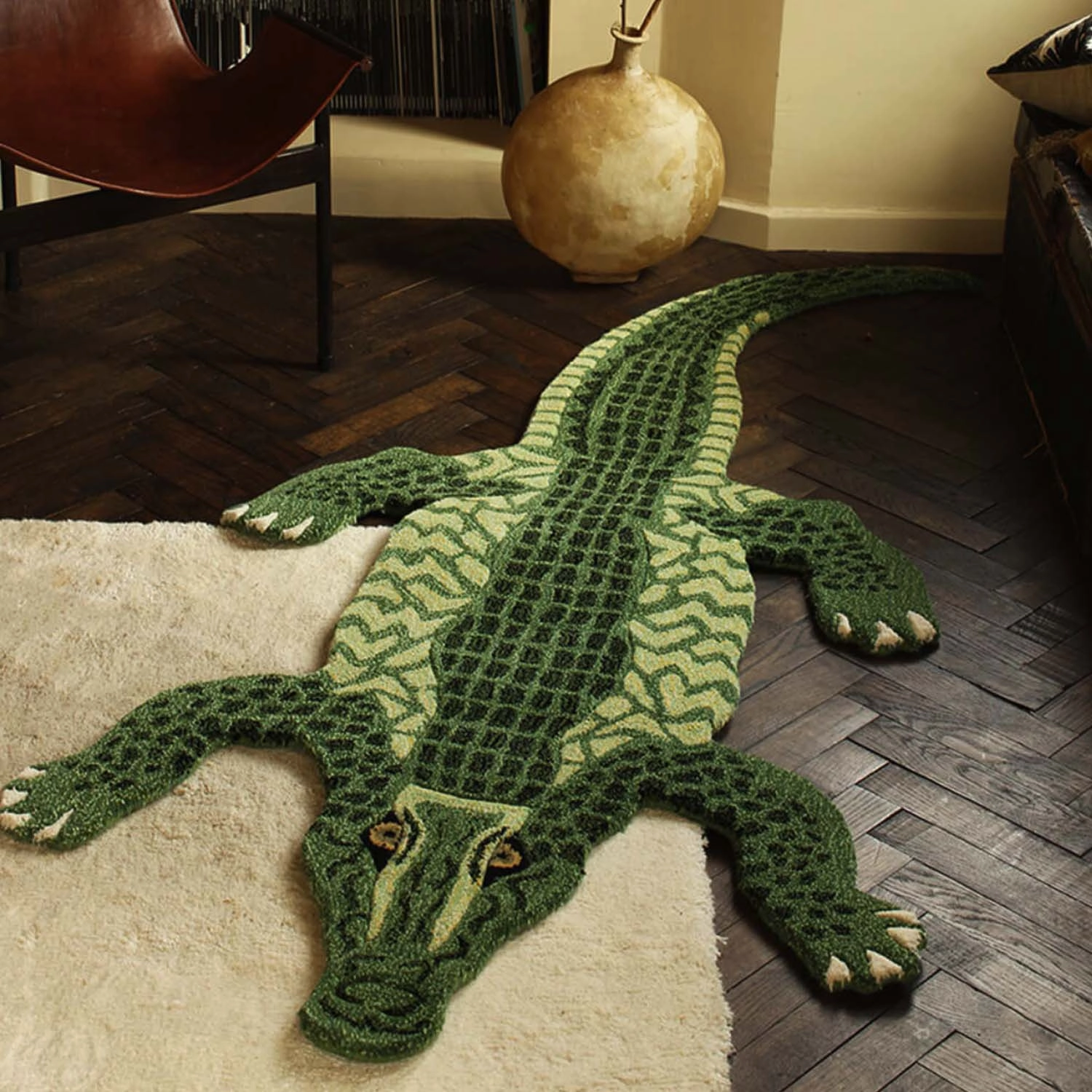 Coolio Crocodile Rug - 80"
