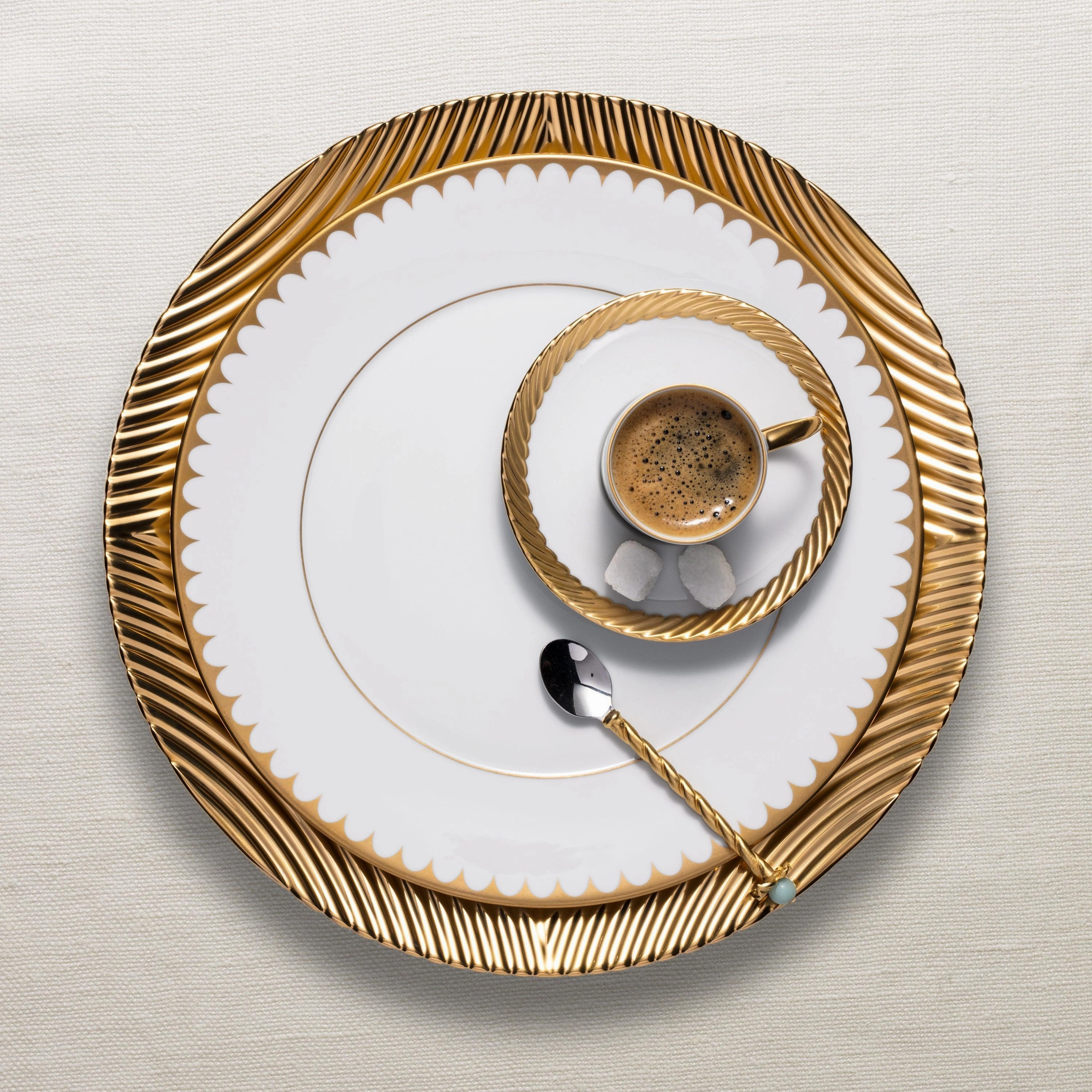 Corde Espresso Cup   Saucer (Set of 6)