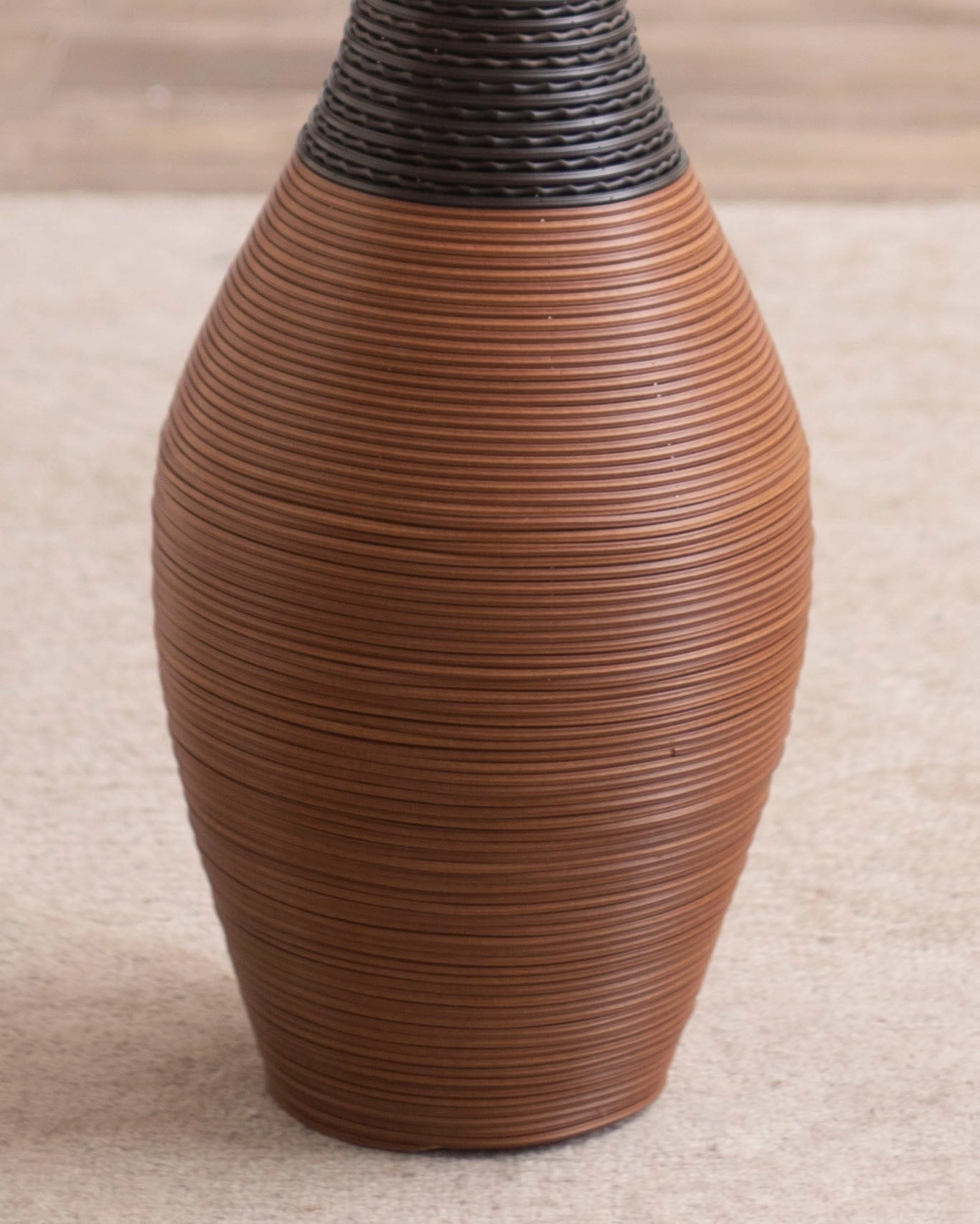 Cornelius Dual-Tone Floor Vase - SMALL