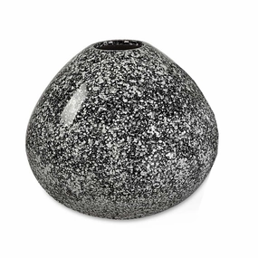 Cosmic Black White Vase - Smallnordic minimalist vase