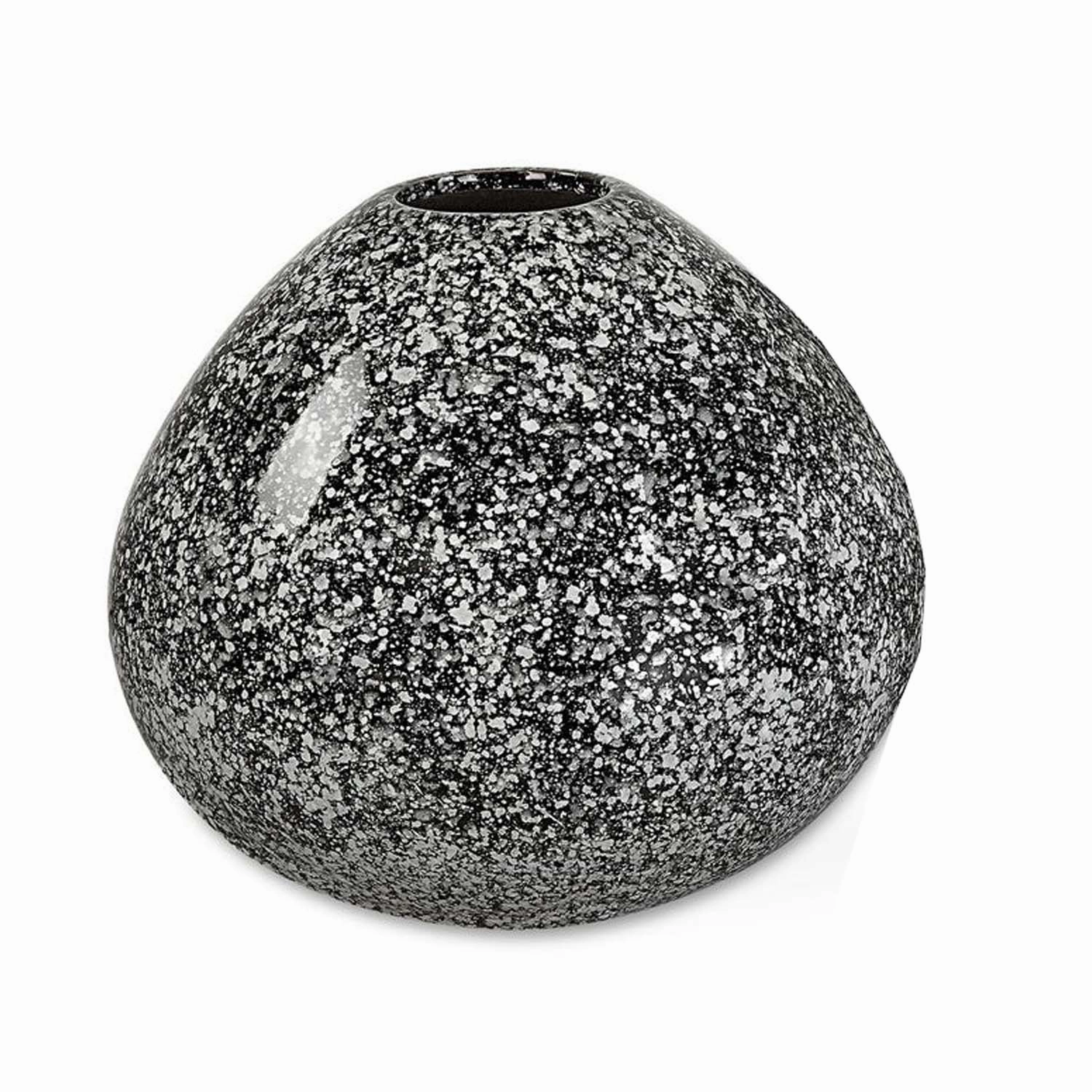 Cosmic Black White Vase - Smallnordic minimalist vase