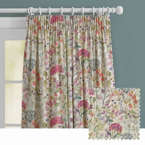 Country Hedgerow Linen Printed Made to Measure Curtains Lotusbedding sets ,throw blankets 