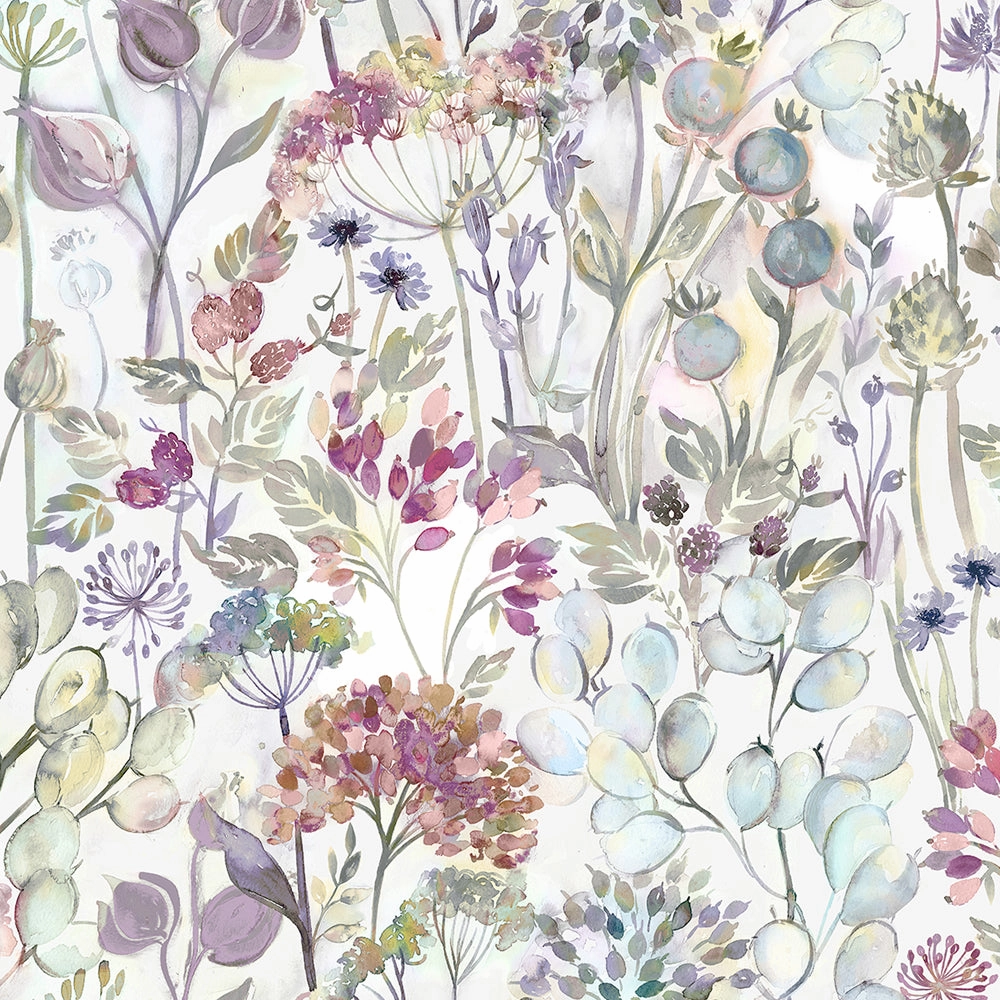 Country Hedgerow Printed Cotton Made to Measure Roman Blinds Bloom
