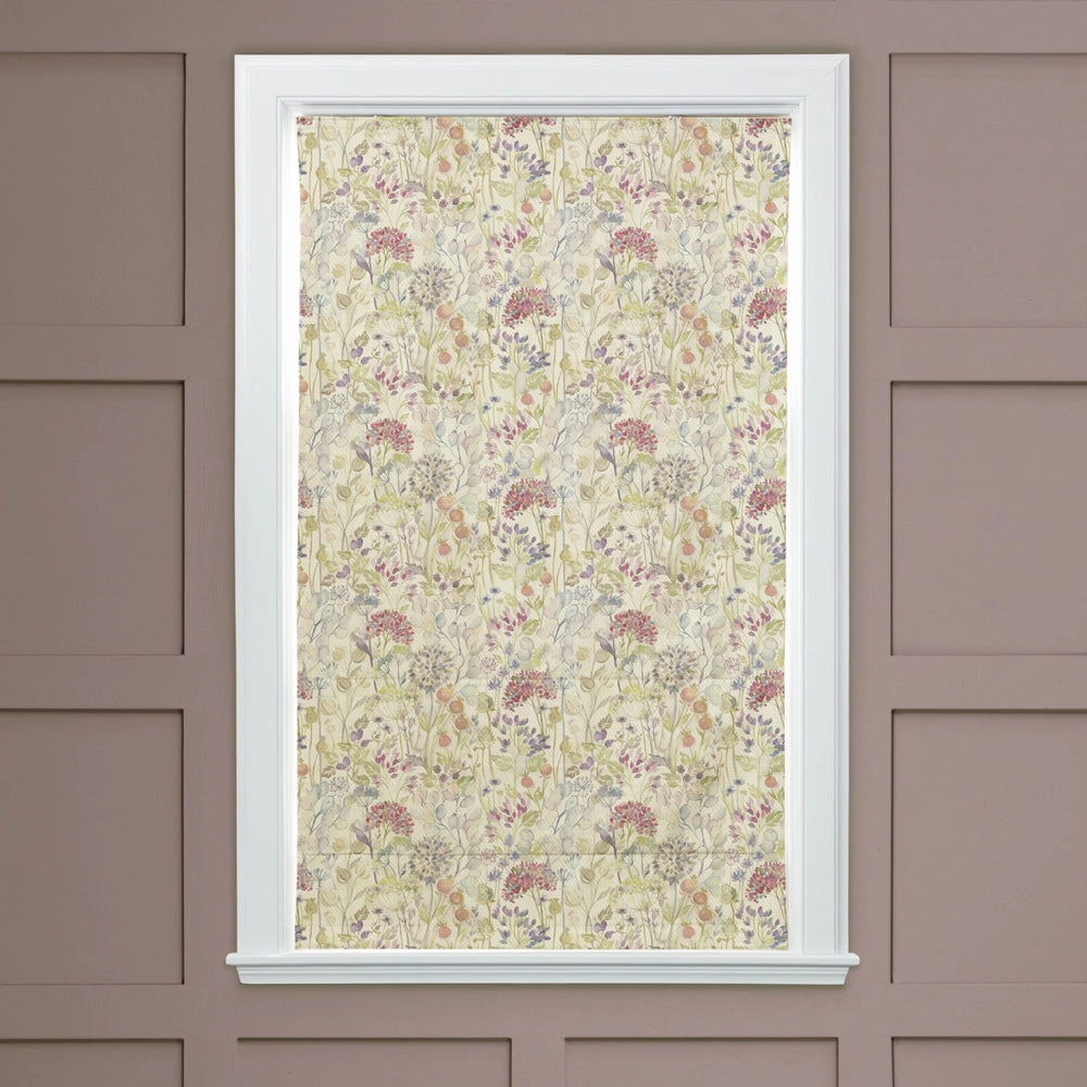 Country Hedgerow Printed Cotton Made to Measure Roman Blinds Classic