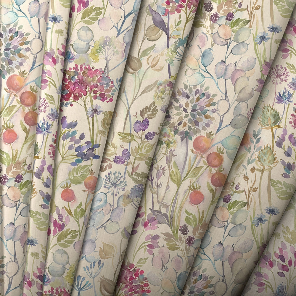 Country Hedgerow Printed Cotton Made to Measure Roman Blinds Classic