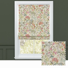 Country Hedgerow Printed Cotton Made to Measure Roman Blinds Coralbedding sets ,throw blankets 