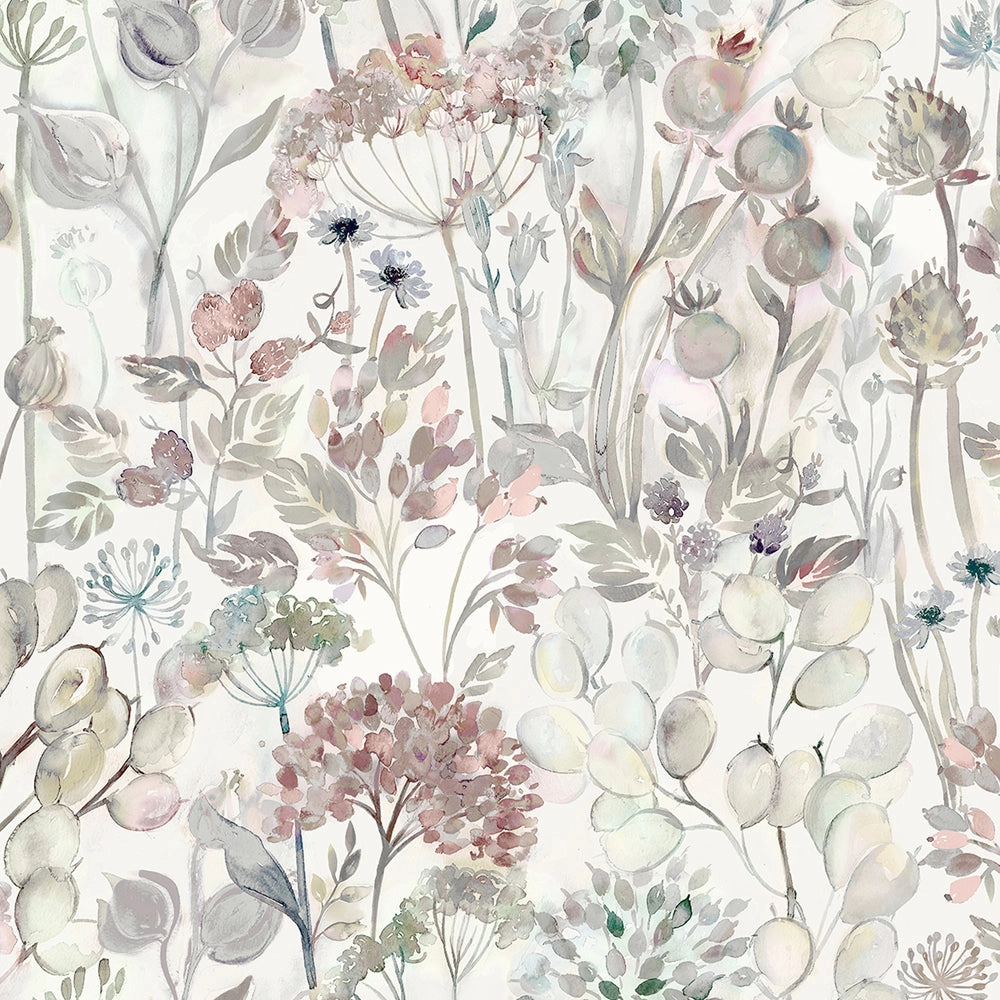 Country Hedgerow Printed Cotton Made to Measure Roman Blinds Dawn/Cream