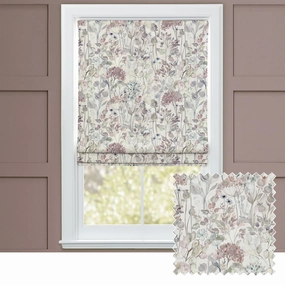 Country Hedgerow Printed Cotton Made to Measure Roman Blinds Dawn/Creambedding sets ,throw blankets 