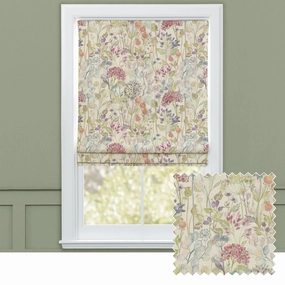 Country Hedgerow Printed Cotton Made to Measure Roman Blinds Minibedding sets ,throw blankets 