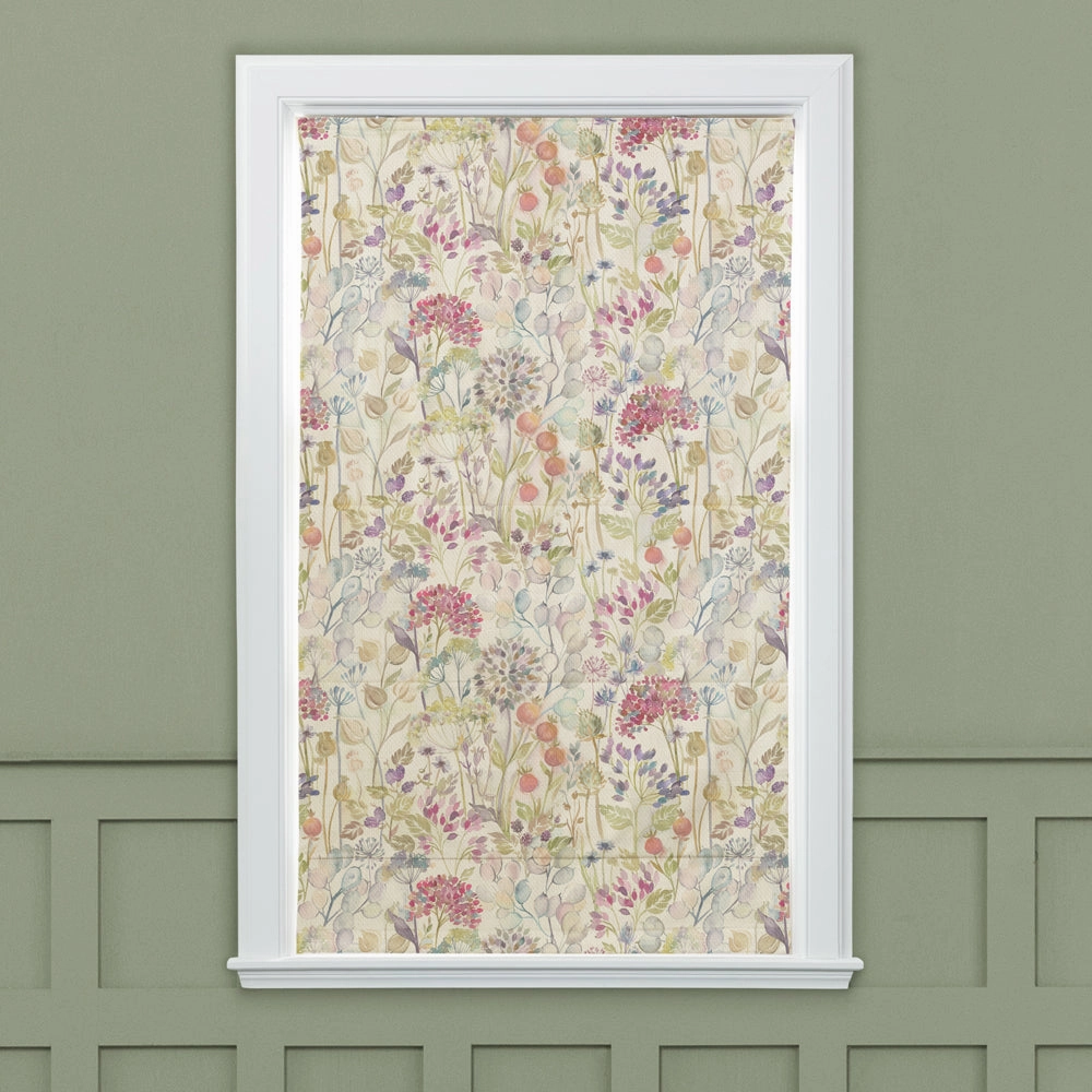 Country Hedgerow Printed Cotton Made to Measure Roman Blinds Mini