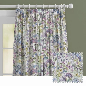 Country Hedgerow Printed Made to Measure Curtains Lilacbedding sets ,throw blankets 