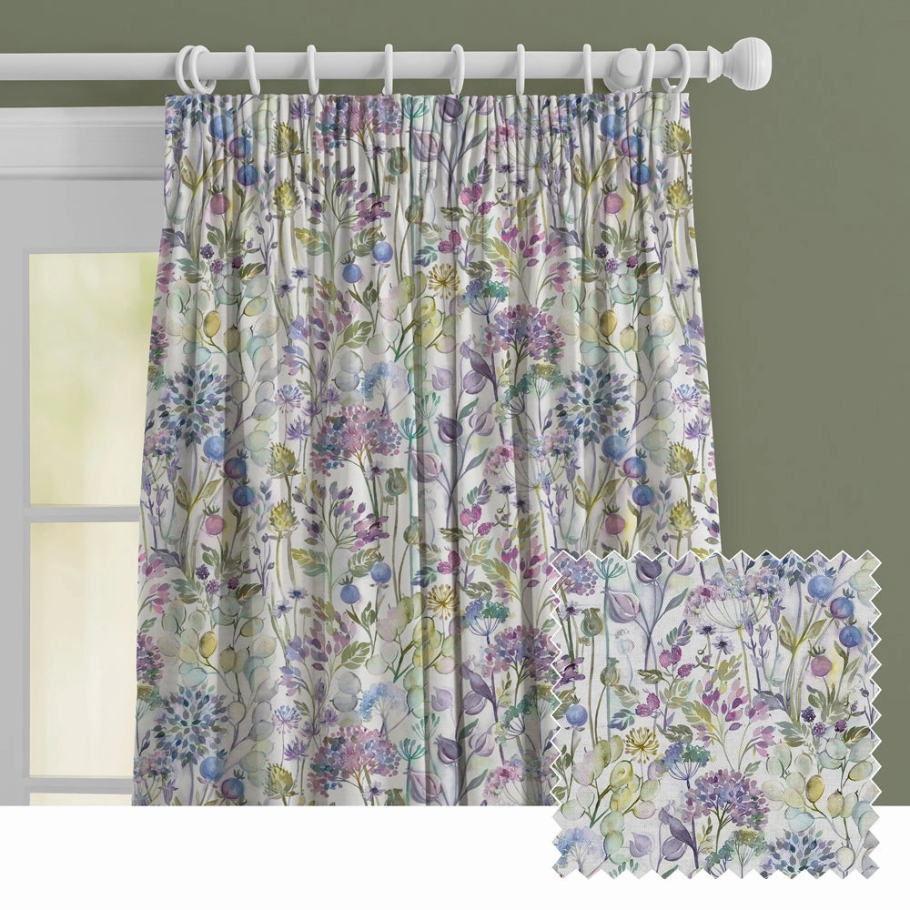 Country Hedgerow Printed Made to Measure Curtains Lilacbedding sets ,throw blankets 