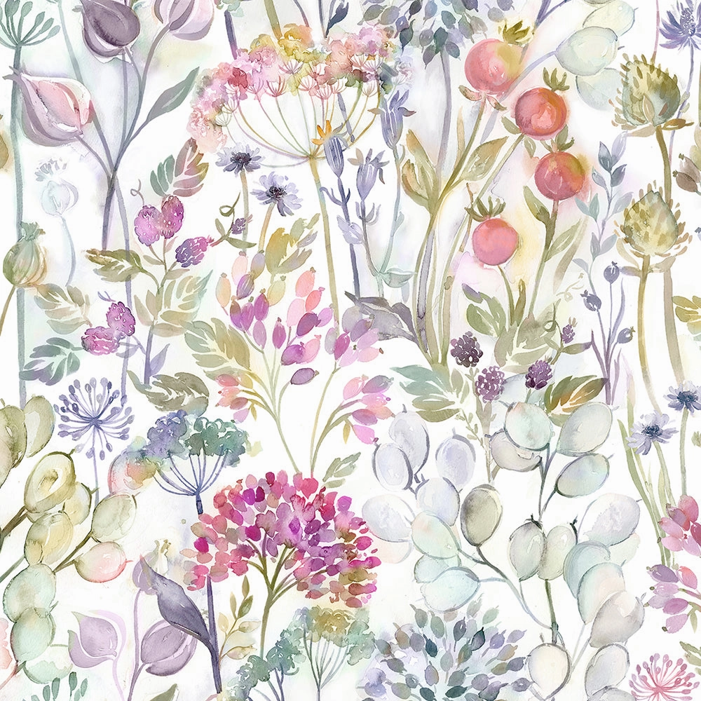 Country Hedgerow Printed Made to Measure Curtains Lotus