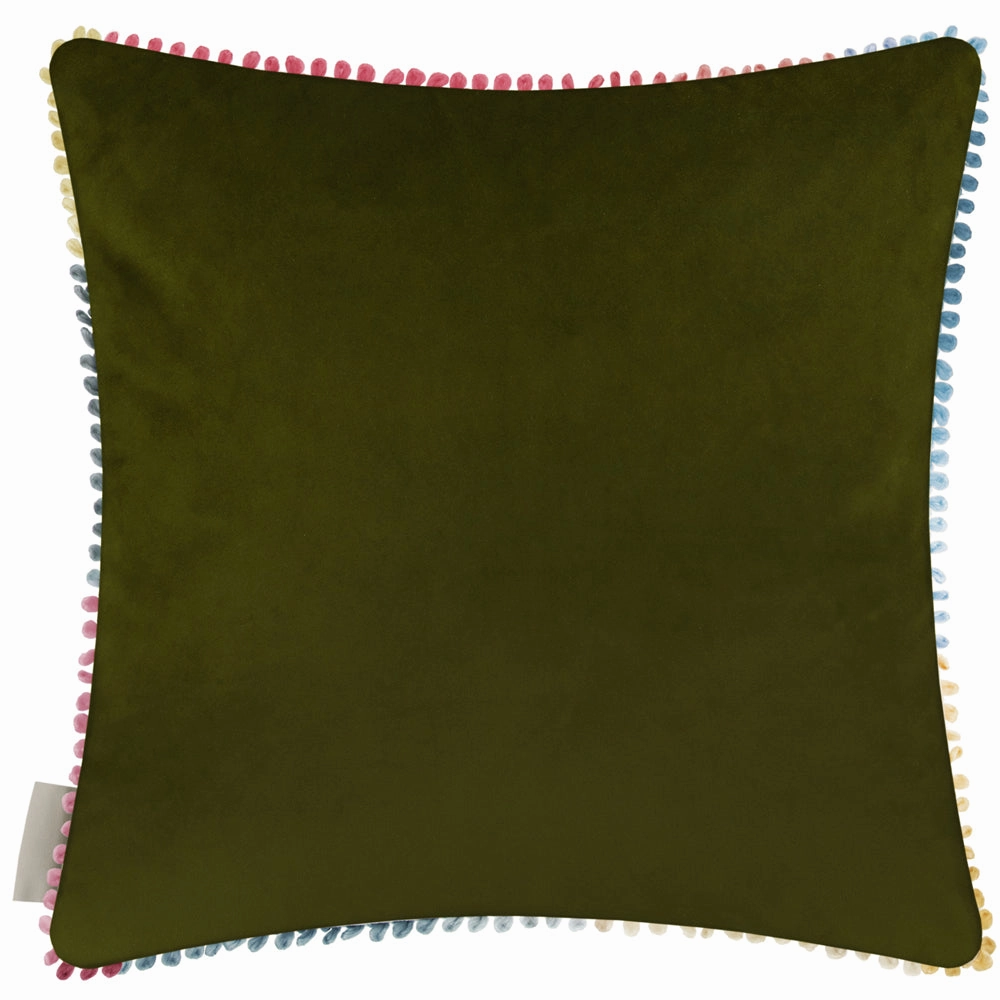 Country Hedgerow Printed Square Cushion Cream