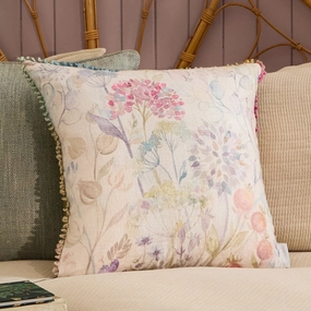 Country Hedgerow Printed Square Cushion Creambedding sets ,throw blankets 