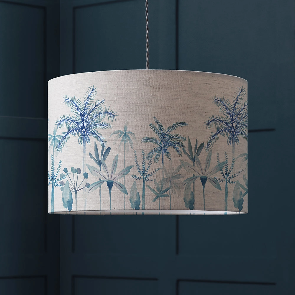 Cozzo Eva Printed Lamp Shade Cobaltmodern home decor ,home decor for bedroom 