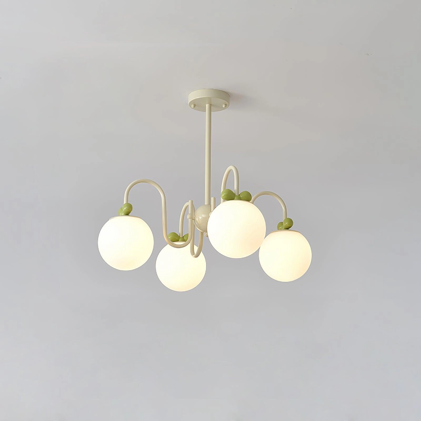 Cream Cherry Chandelier