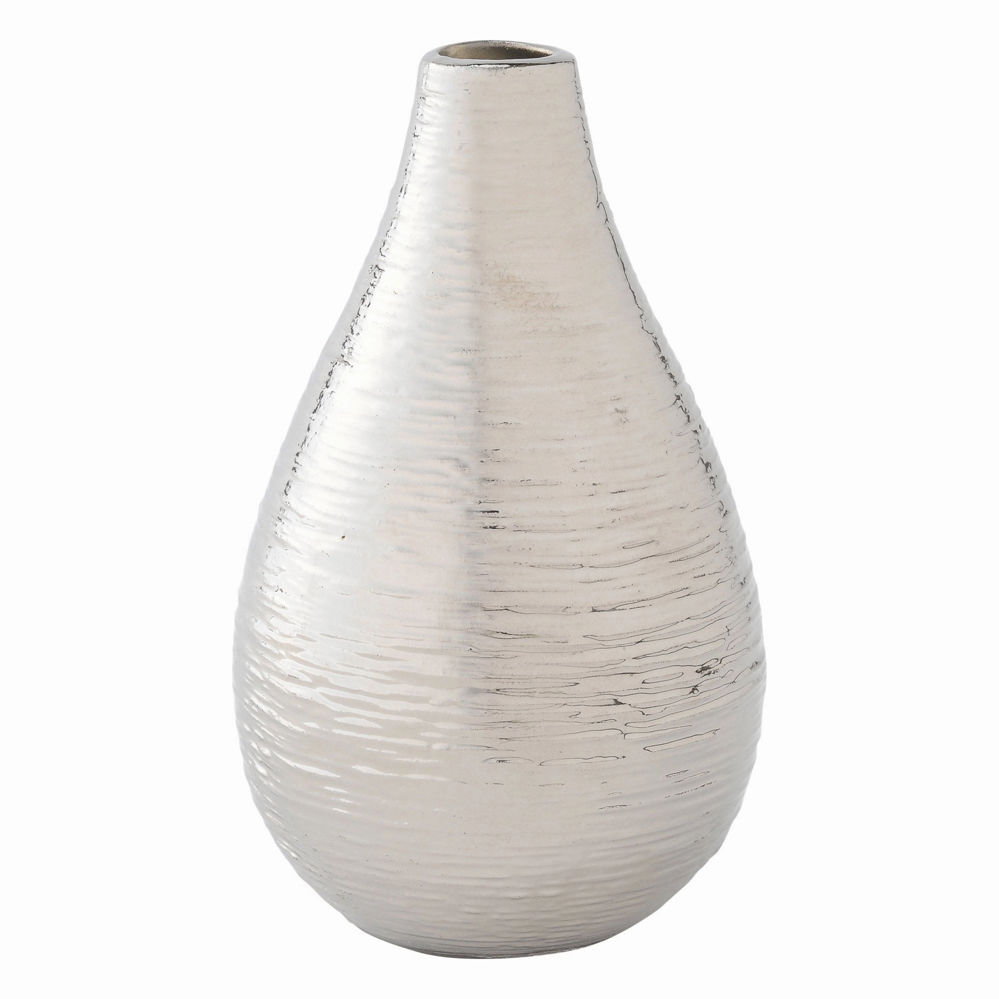 Cross Flower Vase 2 Small Silver