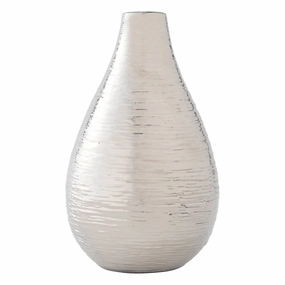 Cross Flower Vase 2 Small Silvernordic minimalist vase
