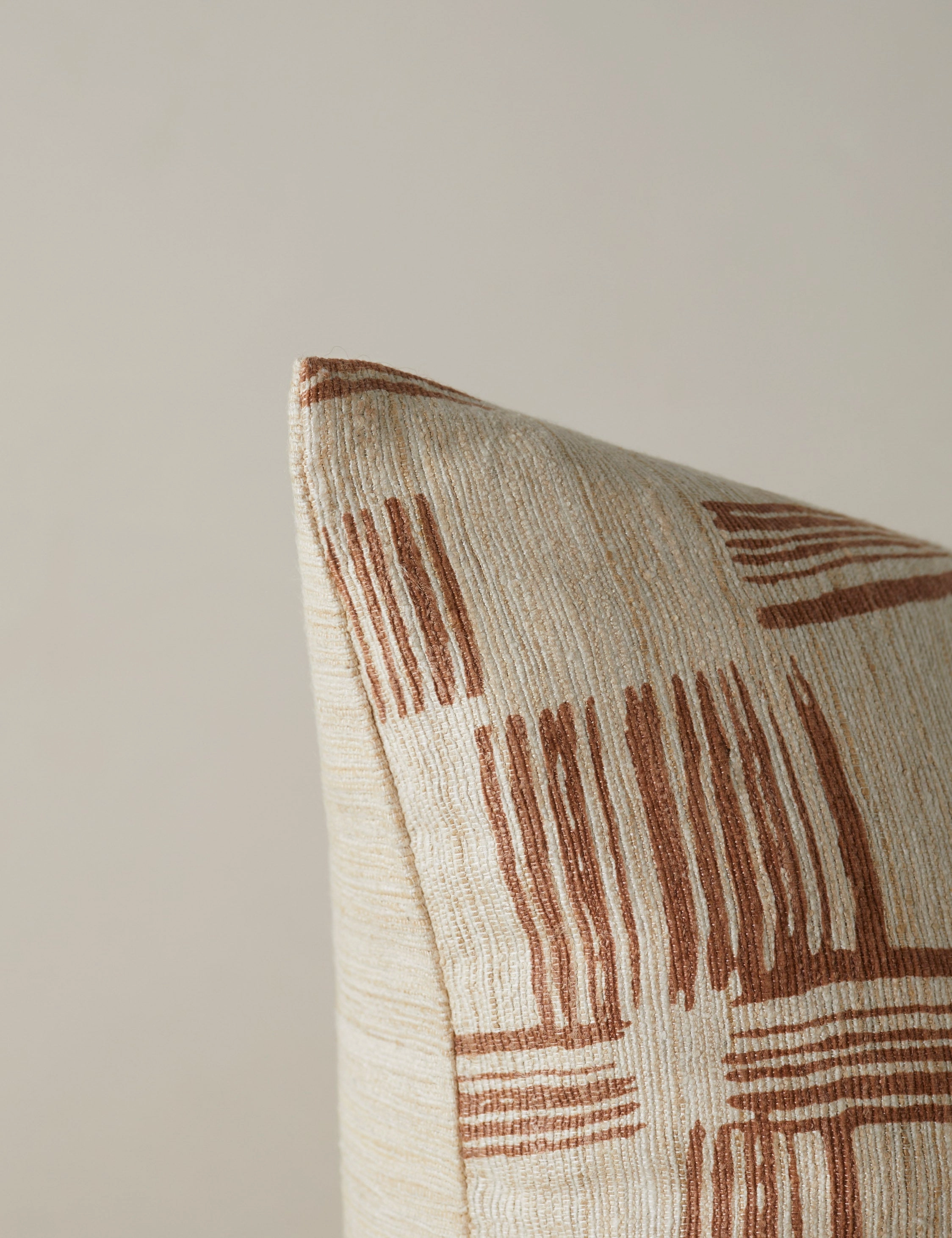 Crossmarks Silk Pillow by lan Byrd