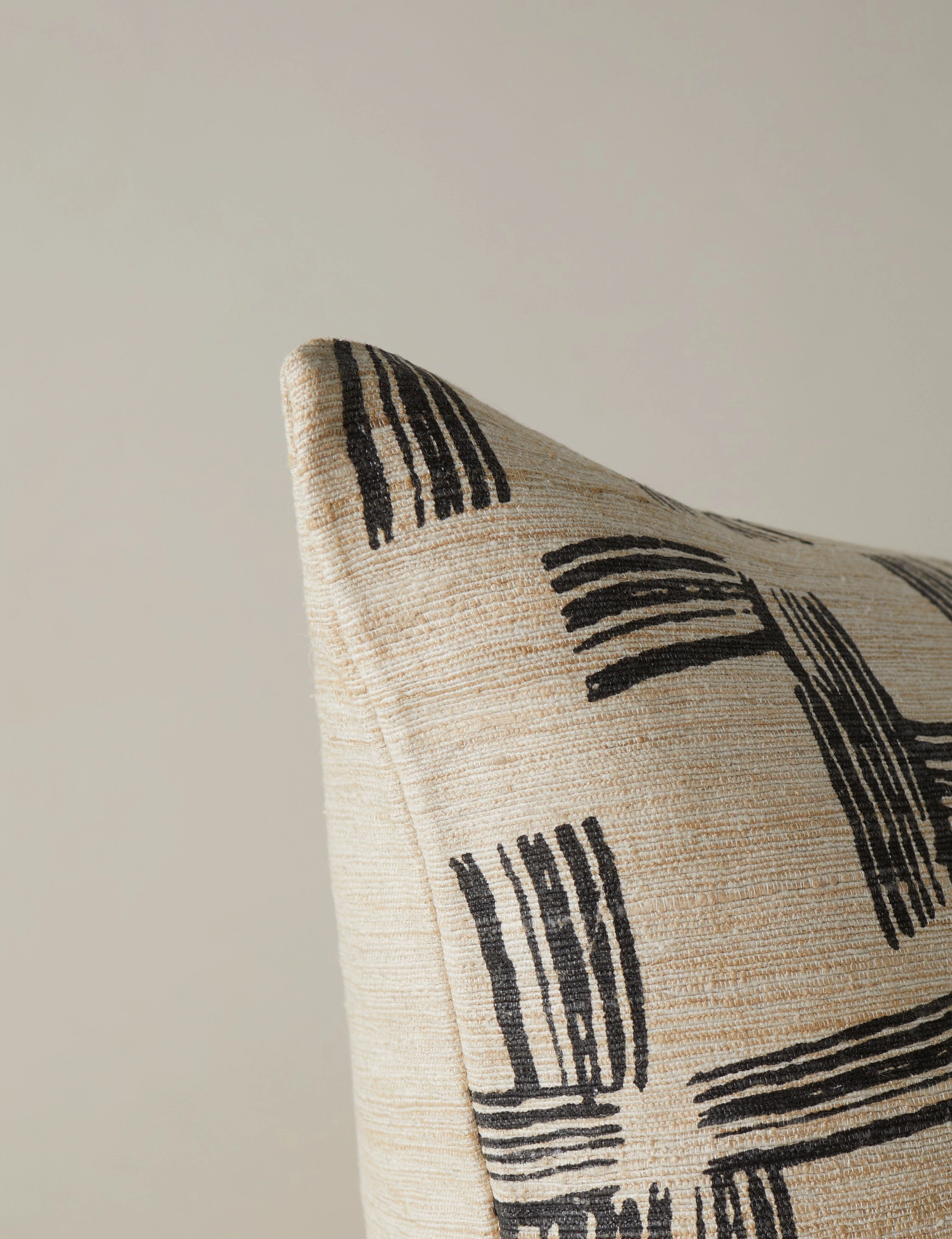 Crossmarks Silk Pillow by lan Byrd