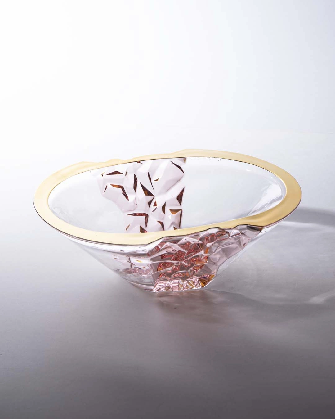 Crystal Glass Arcopal Decorative Bowl