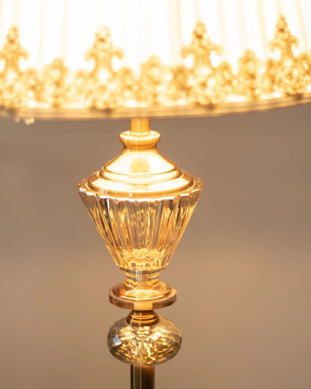 Crystal Metal Floor Lamp