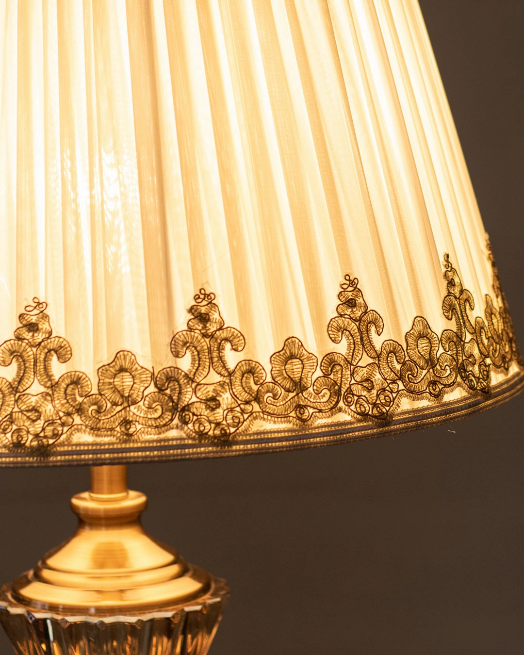 Crystal Metal Floor Lamp