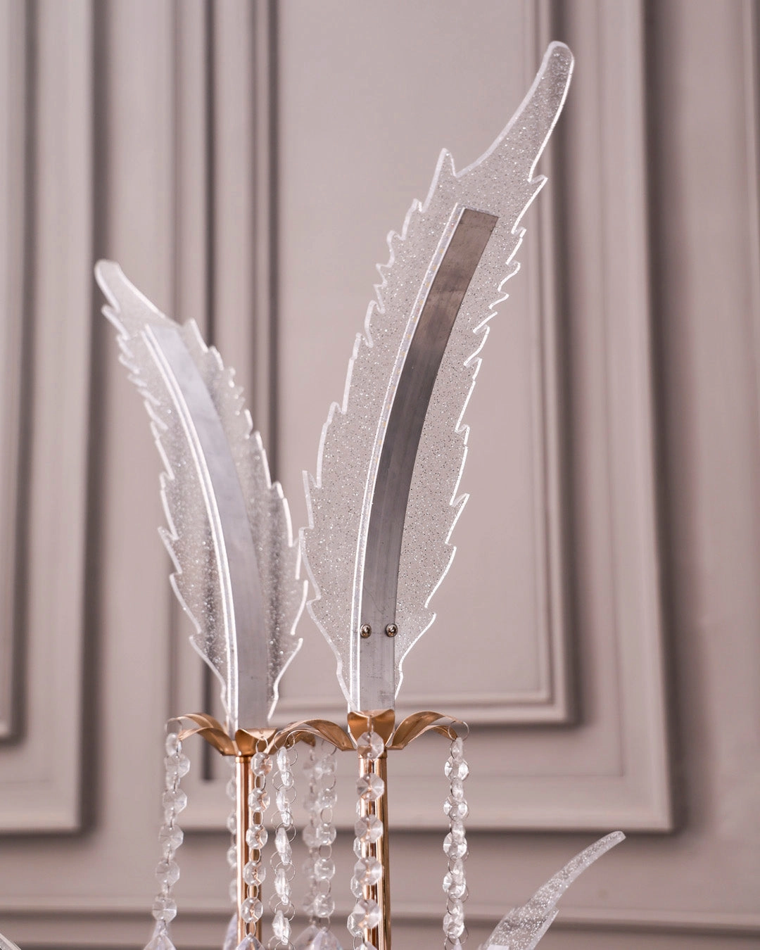 Crystal Plume Floor Lamp