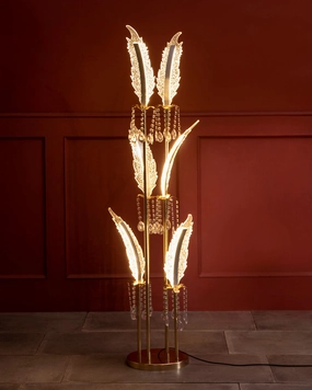 Crystal Plume Floor Lampmodern wall lamp,smart wall lamp