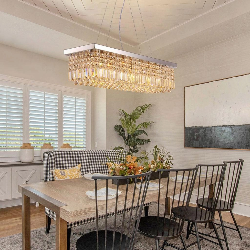 Crystal Raindrop Chandelier