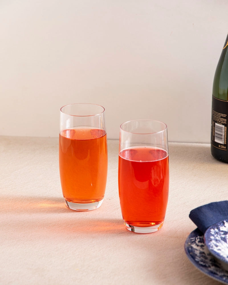 Crystal Sipper Drinking Glass - Set Of 2