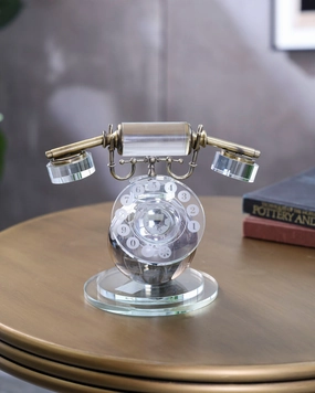 Crystal Vintage Telephone Table Top Decorhome decor ,wall decor 