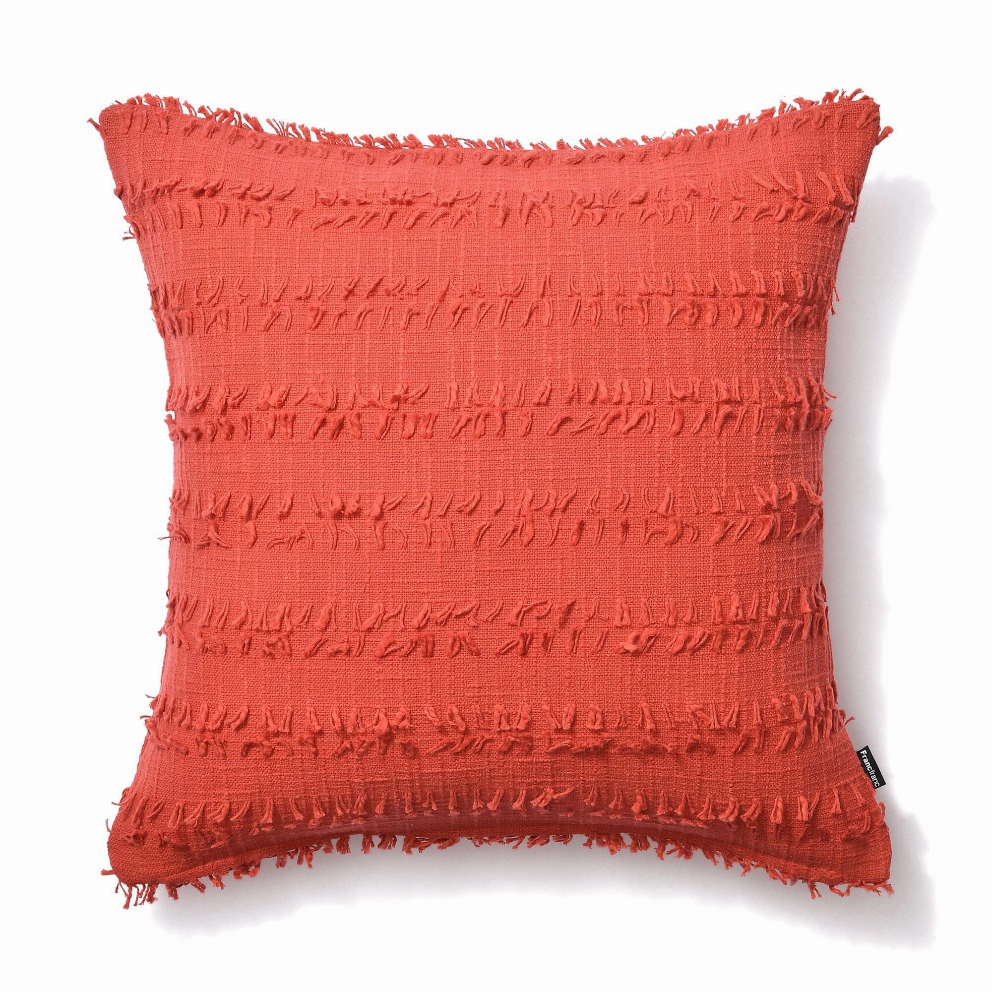 Cut Jacquard Cushion Cover 450 X 450 Orangebedding sets ,throw blankets 