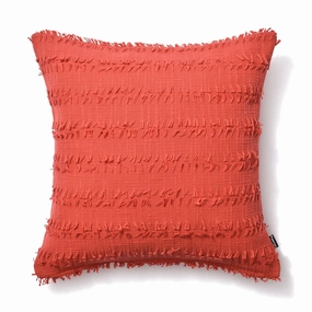 Cut Jacquard Cushion Cover 450 X 450 Orangebedding sets ,throw blankets 