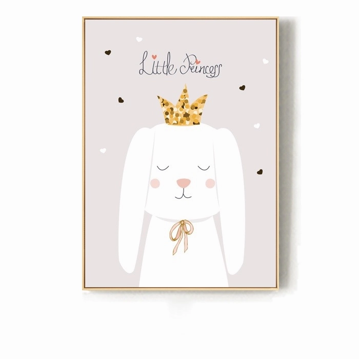 Cute Girls Room Wall Art With Frame
