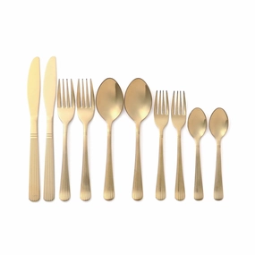 Cutlery 10Pcs Stainless  Goldboho style dinner plates for special occasions 