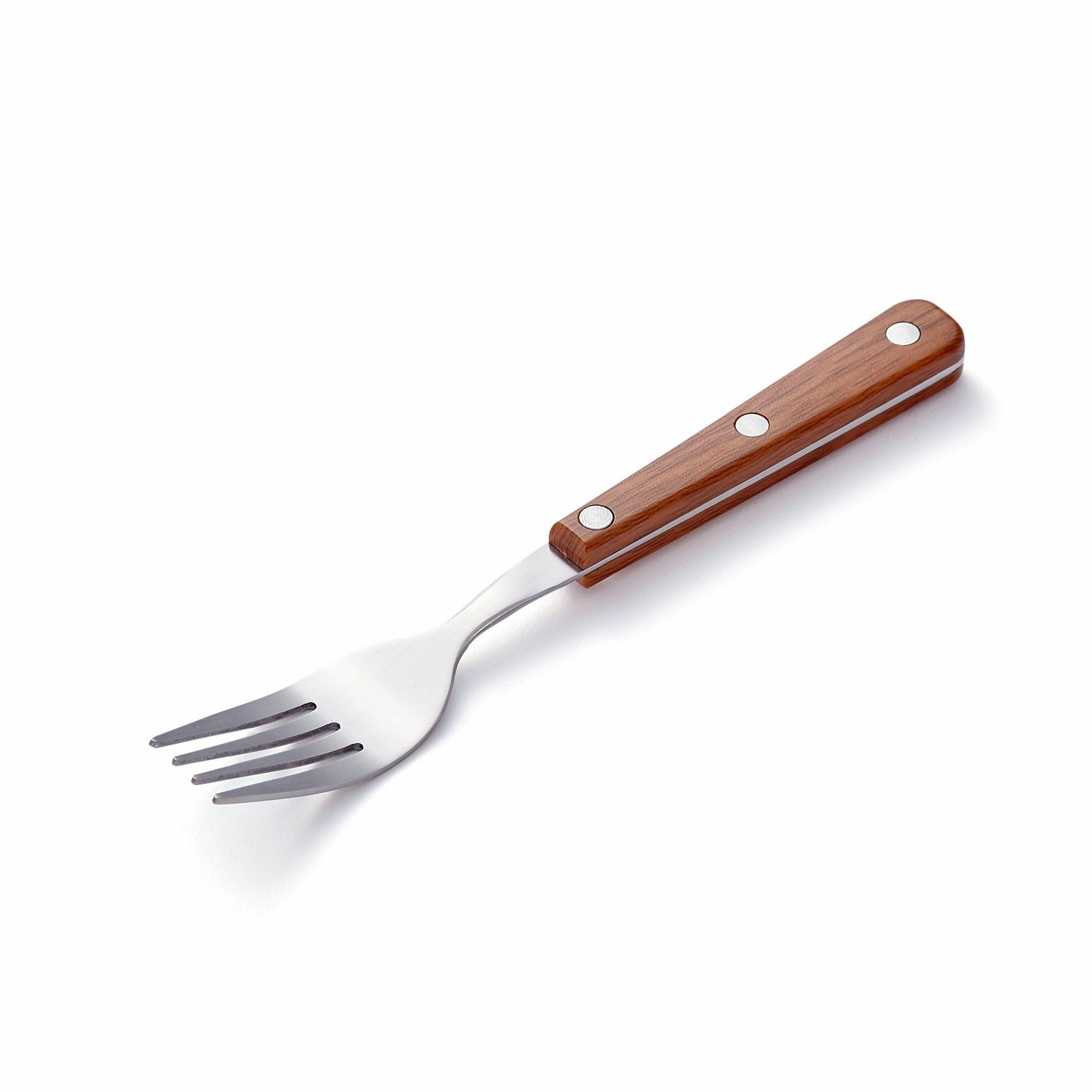 Cutlery 10Pcs Wood Pattern Brown