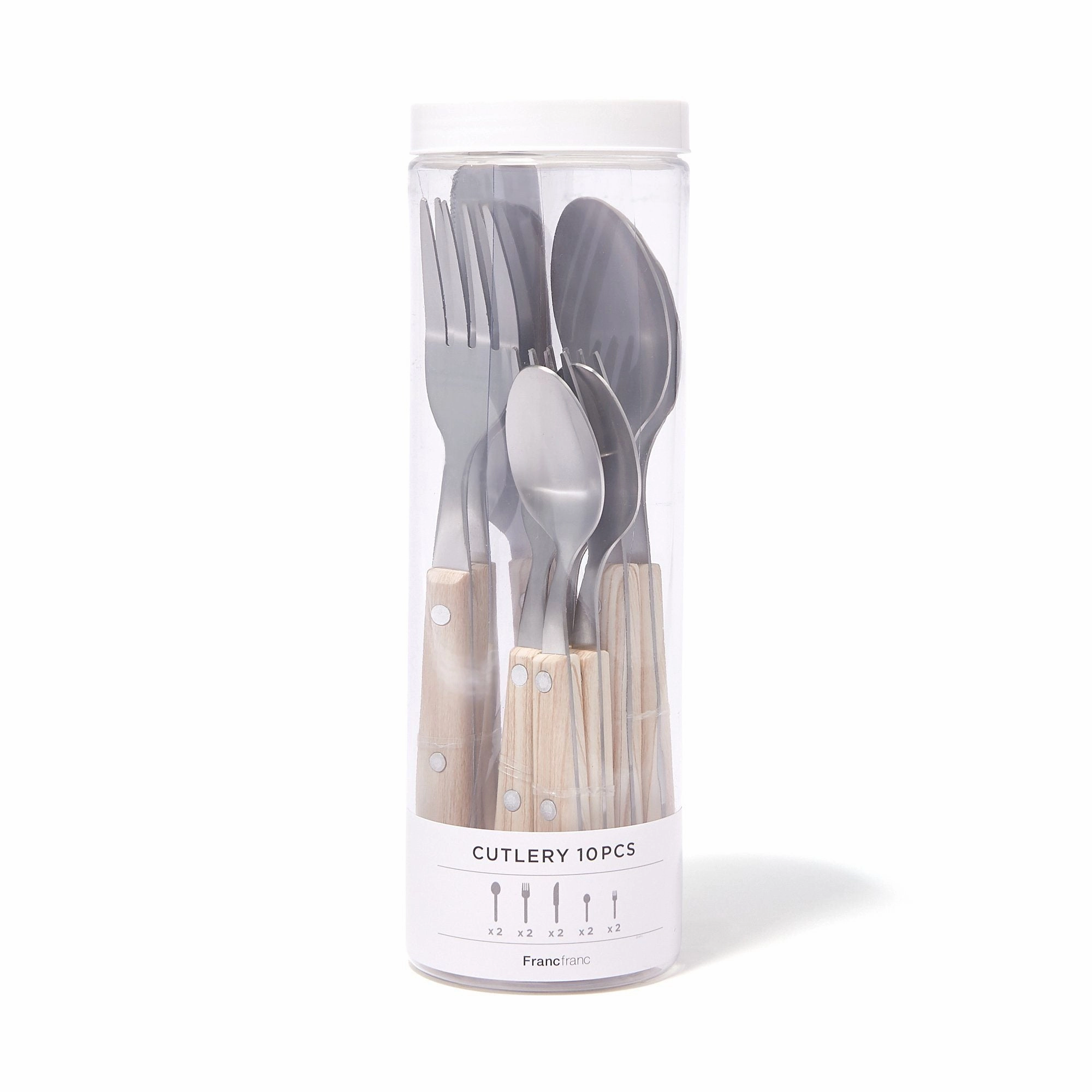Cutlery 10Pcs Wood Pattern Whiteboho style dinner plates for special occasions 