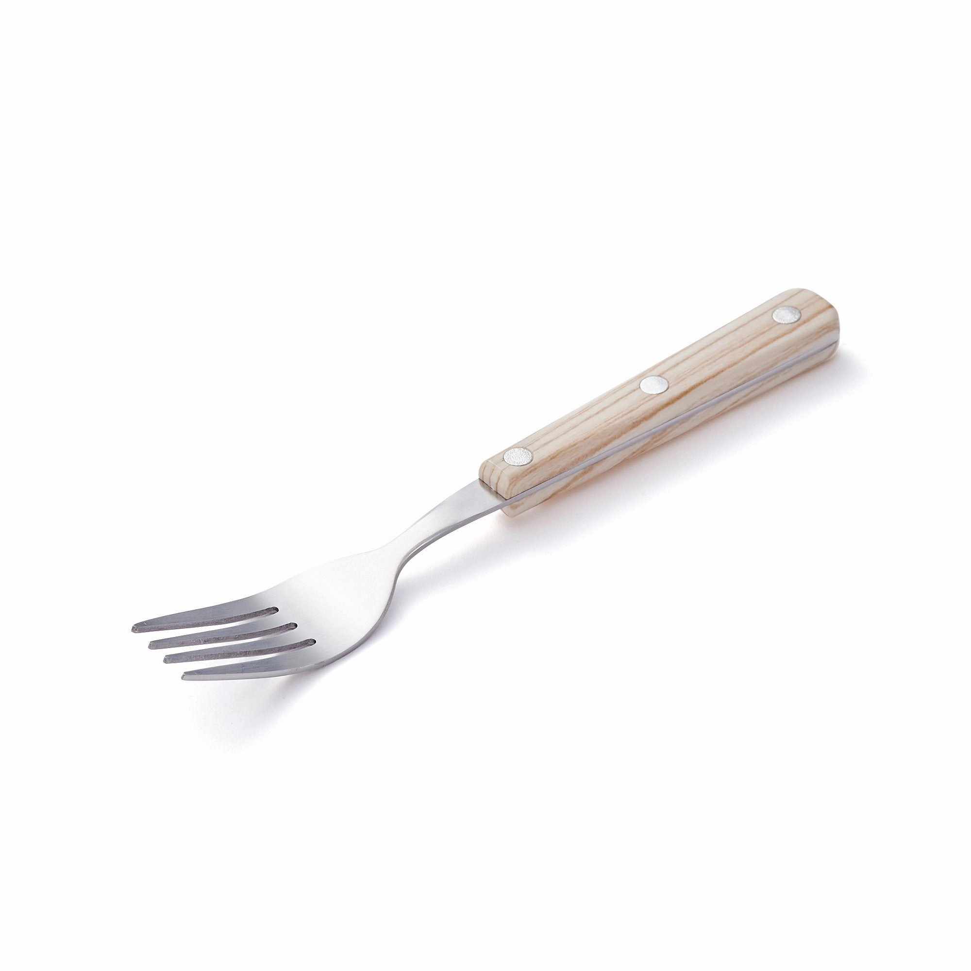 Cutlery 10Pcs Wood Pattern White