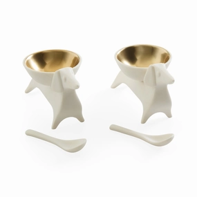 Dachshund Salt & Pepper Cellarsmodern kitchen decor ,kitchen dinner set ,dinnerware 