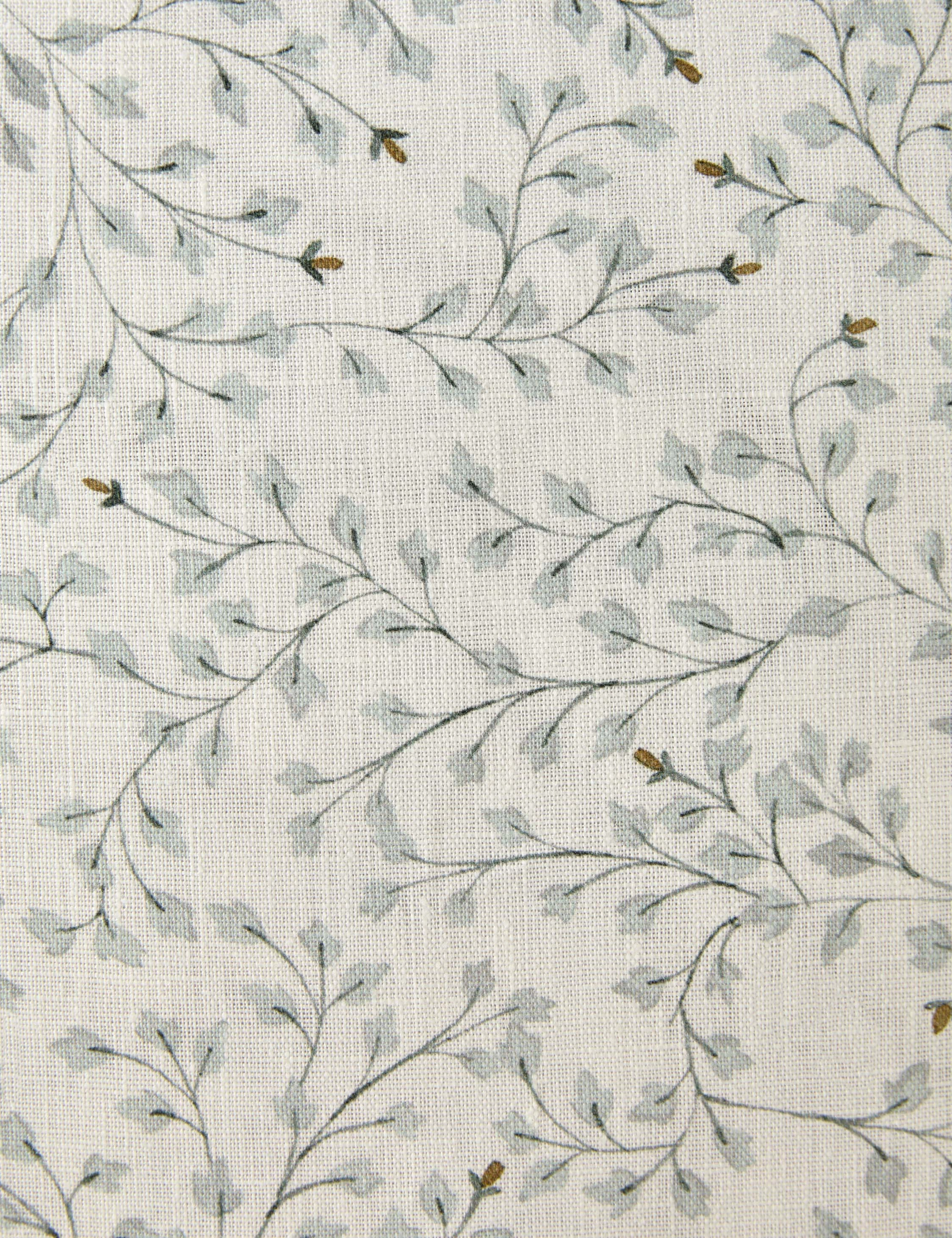 Dainty Leaves Linen Pillow by Rylee   Cru