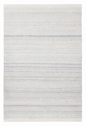 Daisy Cream and Blue Indoor Outdoor PET Rugmodern color block patchwork rug