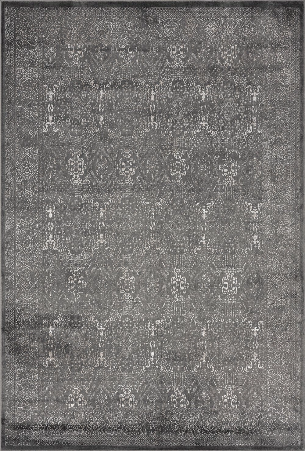 Dalma Charcoal Grey And Ivory Traditional Distressed Rugmodern color block patchwork rug