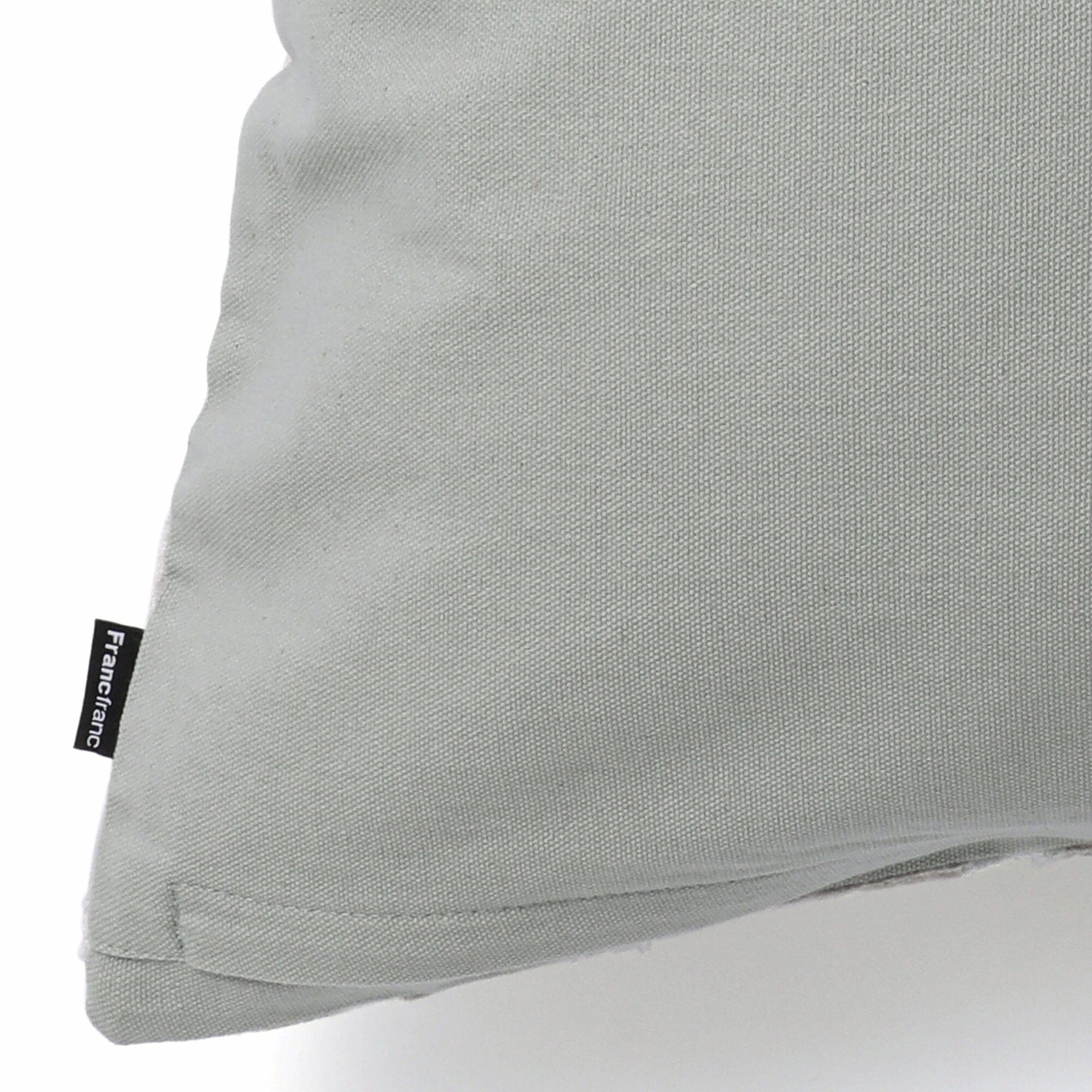 Damask Applique Cushion Cover 450 X 450 Light Gray