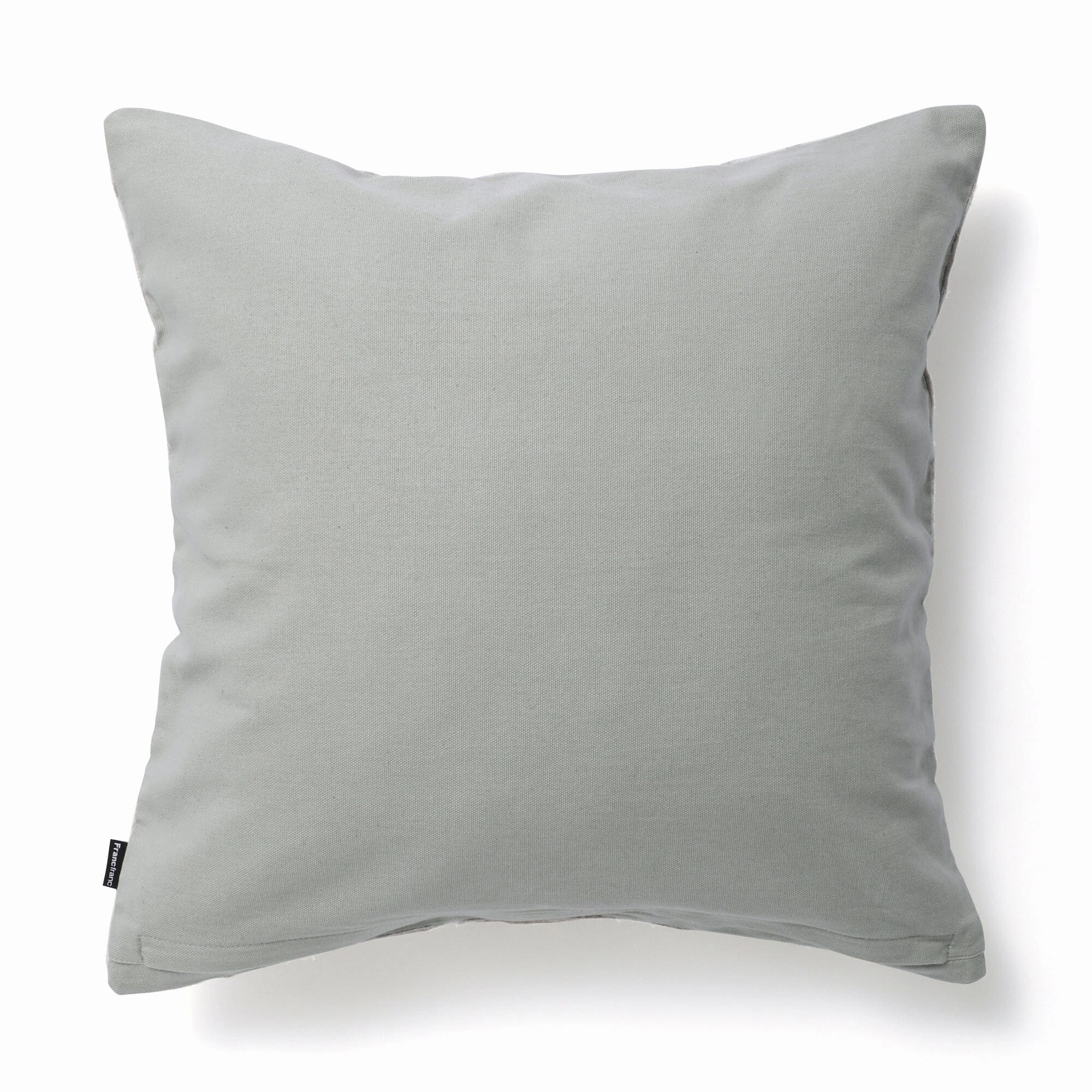 Damask Applique Cushion Cover 450 X 450 Light Gray
